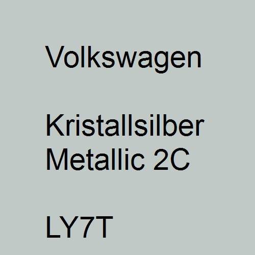 Volkswagen, Kristallsilber Metallic 2C, LY7T.